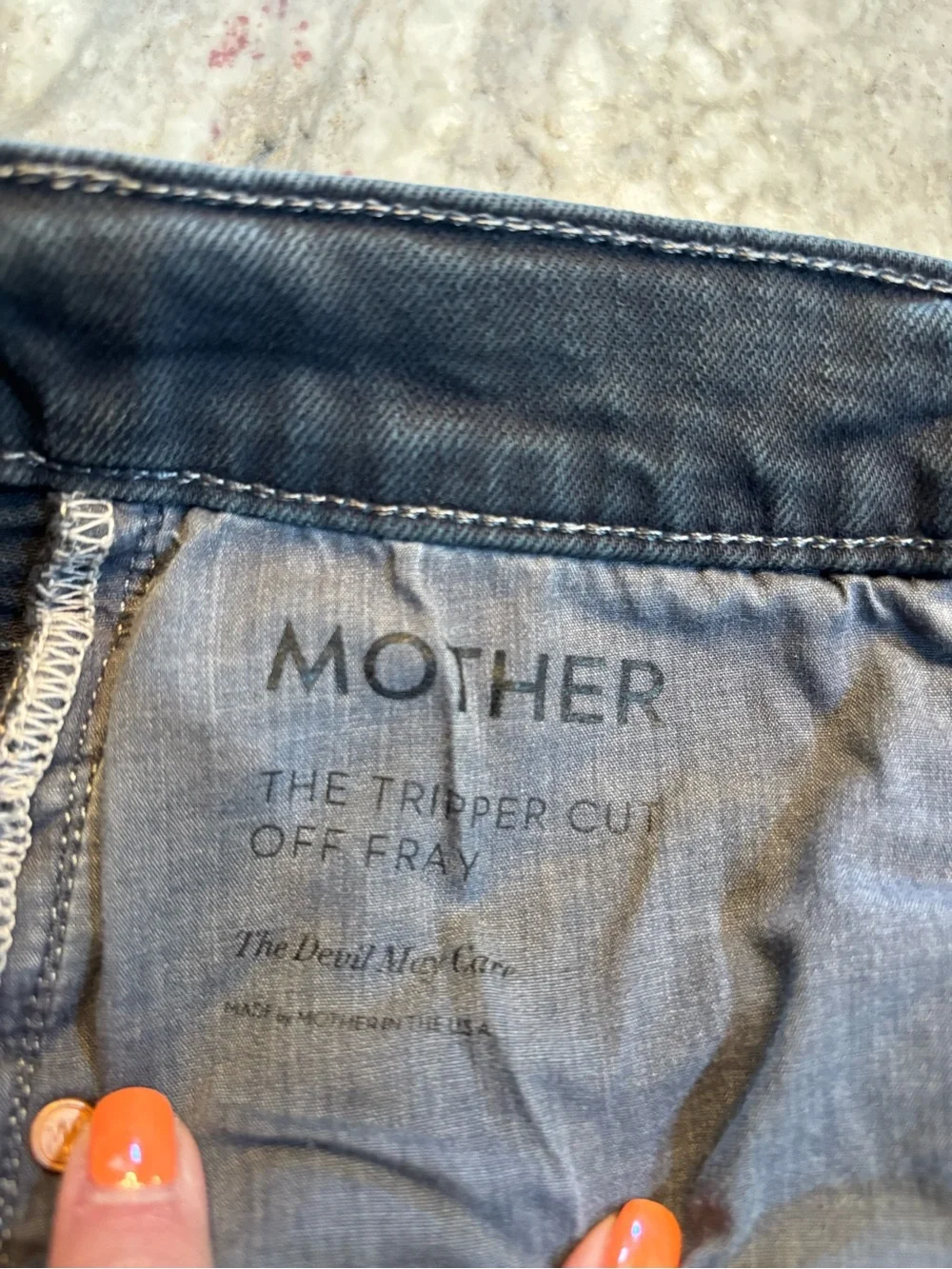 MOTHER Denim Jean Shorts